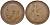 Великобритания 1 пенни 1920 Георг V (1910-1936) KM 810, Spink 4051 бронза 115-142