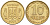 Украина 10 копеек 2007 KM 1.1b алюминиевая бронза 4580-251