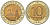 СССР 10 рублей 1991 ЛМД, ГКЧП KM 295, Федорин 15 биметалл 4135-517