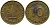 ФРГ 10 ПФЕННИГОВ 1966 F KM 108, J.383 сталь плакированная латунью 98-414
