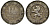 БЕЛЬГИЯ 10 САНТИМОВ 1894 BELGES, ЛЕОПОЛЬД II (1865-1909) KM 42 медно-никель 27-854