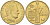 Монако 10 сантимов 1978 Ренье III (1949-2005) KM 142 алюминиевая бронза 4567-627