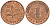 ФРГ 1 пфенниг 1991 G KM 105, J. 380 сталь плакированная медью    4598-666