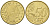 Люксембург 50 евроцентов 2010 KM 80 нордик 4148-747