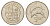 Исландия 5 крон 1992 дельфины KM 28 медно-никель 4691-412