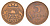 Латвия 5 сантимов 1922 KM 3 бронза 4658-1165