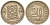 Эстония 20 центов 1935 Республика (1918-1941) KM 17 никель бронза 4615-1117