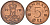 ДАНИЯ 5 ЭРЕ 1979 B; B, МАРГРЕТЕ II (1972-) KM 859.2 железо плакированное медью UNC 4564-1166
