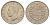 Новая Зеландия 1/2 кроны 1951 Георг VI (1936-1952) KM 19 медно-никель 25-1934