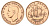 Великобритания 1/2 пенни 1947 Георг VI (1936-1952) KM 844, Spink 4115 бронза 4629-244
