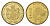 Сербия 1 динар 2005 KM 39 никель латунь UNC 4689-1015