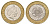 Великобритания 2 фунта 1998 Елизавета II (1952-2022) KM 994, Spink 4570 (K9) биметалл aUNC 77-814