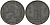 Бельгия 1 франк 1942 Belgique - Belgie, Леопольд III (1934-1947), германская оккупация, Вторая мировая война KM 127 цинк 4161-423