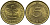 ФРГ 5 пфеннигов 1977 F KM 107, J.382 сталь плакированная латунью 99-113
