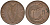 Ирландия 1 пенни 1975 мифологическая птица лира KM 20 бронза 4146-422
