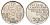 Бельгия 500 франков 1980 150 лет независимости, Belgie KM 162a серебро UNC 1519-1443
