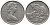 Новая Зеландия 5 центов 1967 Елизавета II (1952-2022), ящерица гаттерия KM 34.1 медно-никель 54-1267