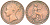 Великобритания 1 фартинг 1857 Виктория (1837-1901), редкий год KM 725, Spink 3950 медь 4613-417