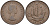 Великобритания 1/2 пенни 1956 Елизавета II (1952-2022) KM 896, Spink 4158 бронза 4592-347