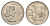 ЮАР 20 центов 1966 Ян ван Рибек (1619-1677), South Africa, легенда на африкаанс, цветок протея KM 69.1 никель 4626-751