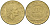 Италия 200 лир 1981 R, шестерня KM 105 алюминиевая бронза 4171-955