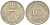 ДАНИЯ 10 ЭРЕ 1952 N; S, ФРЕДЕРИК IX (1947-1972) KM 841.1 медно-никель 3718-338
