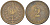 ГЕРМАНИЯ 2 ПФЕННИГА 1875 J, СТАРОГЕРБОВКА KM 2, J. 2, Weege 3 медь 212-511
