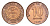 Филиппины 10 сентимо 1997 KM 270 сталь плакированная медью UNC 4396-645