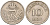 Дания 10 эре 1950 Фредерик IX (1947-1972) KM 841 медно-никель 4147-548