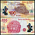 Мексика 100 песо 2007 Pick 128 d пластик UNC (пресс) 8602-44-2-2