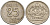 Швеция 25 эре 1952 TS, Густав VI Адольф (1950-1973) KM 824 серебро 4147-1025