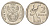 ЮАР 2 ранда 2008 KM 445 медь плакированная никелем UNC 4628-225