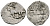 Русское Царство денга 1547-1584 Иван IV Васильевич, Московский  монетный двор, 0,34 ГР ГиК №61 серебро 262-1542