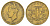 Ямайка 1 пенни 1945 KM 32 никель латунь 4628-521