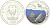 Руанда 500 франков 2010 Афалина (Tursiops truncatus), тираж 5.000 экземпляров KM 72 серебро PROOF 11-040-11