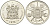 ЮАР 1 ранд 1974 50 лет монетному двору в Претории KM 89 серебро PROOF 1096-1-71