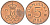 Дания 5 эре 1981 B; S, Маргрете II (1972-) KM 859 железо плакированная медью aUNC 211-237