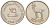 ОАЭ 25 филсов 1973 антилопа KM 4 медно-никель 4175-1136