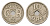 Дания 10 эре 1924 NCH, Кристиан X (1912-1947) KM 822 медно-никель 4701-925