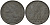 Бельгия 1 франк 1943 Belgique - Belgie, Леопольд III (1934-1947), германская оккупация, Вторая мировая война KM 127 цинк 4161-513