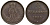 Брауншвейг-Каленберг-Ганновер 2 пфеннига 1855 B, Георг V (1851-1866) KM 217,aKS 152, J. 84 медь 4142-237