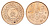 Япония 1 сен 1936 Год 11, Император Хирохито Сева (1926-1989) Y 47 бронза UNC 4695-1014