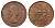 ЮАР 1 пенни 1953 Елизавета II (1952-2022), парусник KM 46 бронза 4692-212