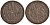 Висмар, Шведское правление (Шведская Померания) 3 пфеннига 1751 F, Адольф Фридрих (1751-1771) KM 1a медь 1527-543