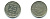 ТУРЦИЯ 25 КУРУШ 2010 KM 1167 медь никель цинк 176-817