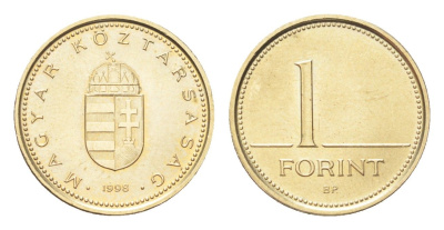 Венгрия 1 форинт 1998 KM 692 никель латунь UNC 4705-1148