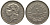 ФРАНЦИЯ 5 ФРАНКОВ 1935 KM 888 никель 215-345