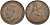 Великобритания 1 пенни 1922 Георг V (1910-1936) KM 810, Spink 4051 бронза 4557-336