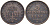ПРУССИЯ 3 ПФЕННИГА 1867 В, ВИЛЬГЕЛЬМ I (1861-1888) KM 482 медь 117-941