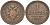 Австрия 1 крейцер 1851 A, Франц Иосиф I (1848-1916) KM 2185 медь 4586-444